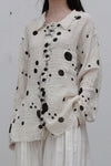 ARCHIVIO J.M.Ribot Black Polka Dot Work Shirt W20/PO